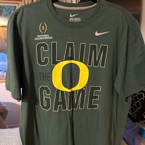 Nike Green 'Claim the Game' Championship Tee